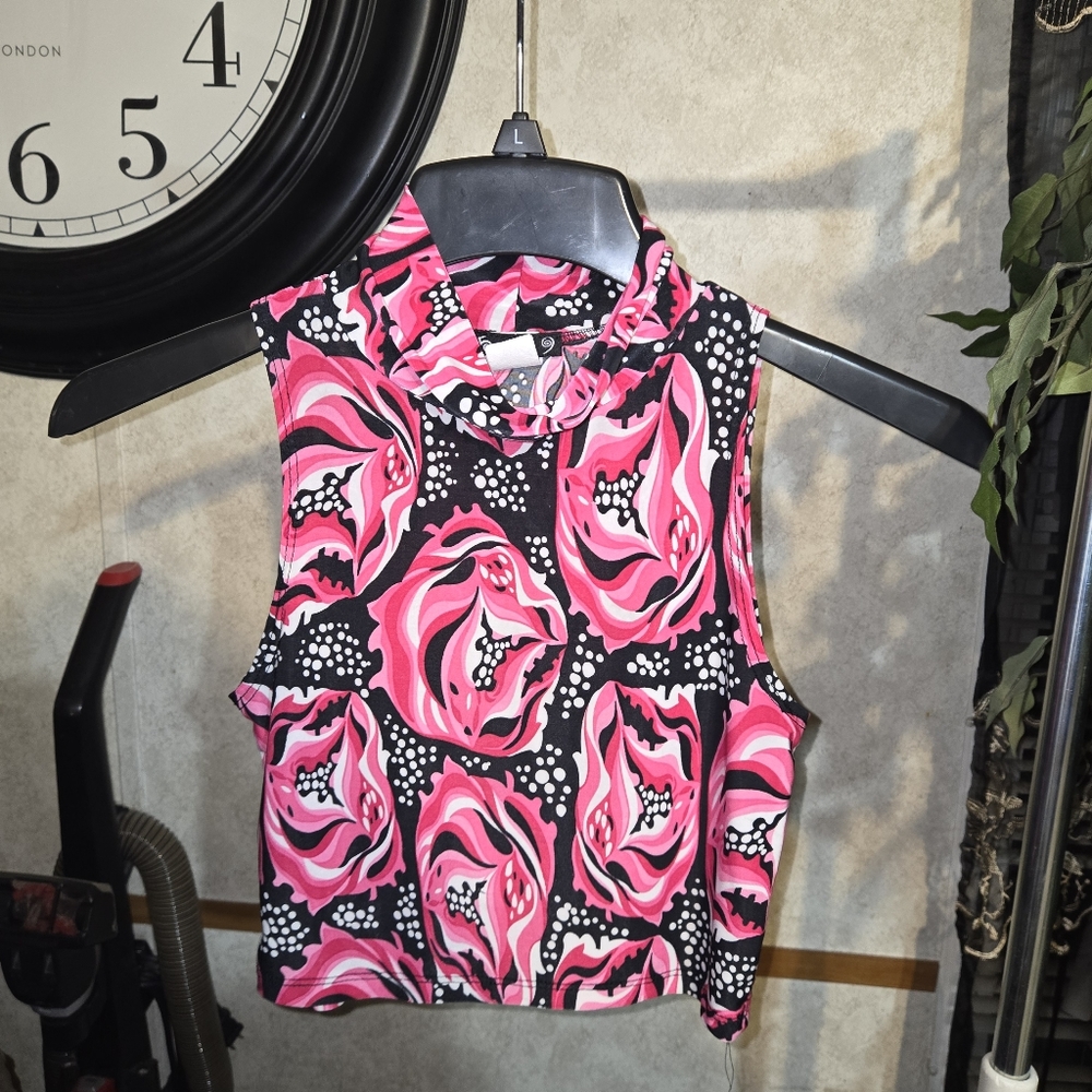 579 Pink Tank Top Medium